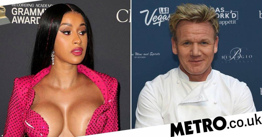 Cardi B laughs at Gordon Ramsay meme about her 'pancake ...