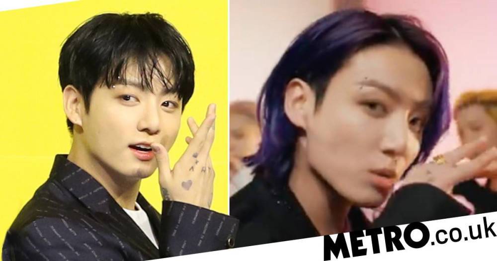 BTS’s Jungkook appears to have got an eyebrow piercing after the Butter