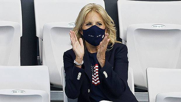 Jill Biden Cheers On Team USA In American Flag T-Shirt At ...